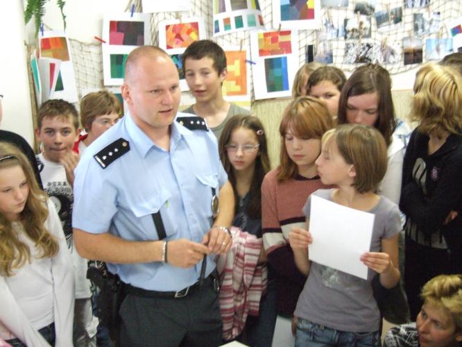 Ukázka práce policistů