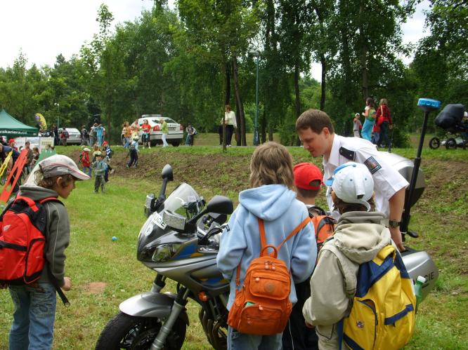 Ukázka služebního motocyklu