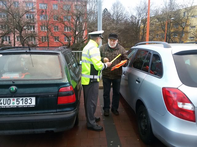 Ústí nad Labem - dopravně preventivní akce 24. 2. 2016 
