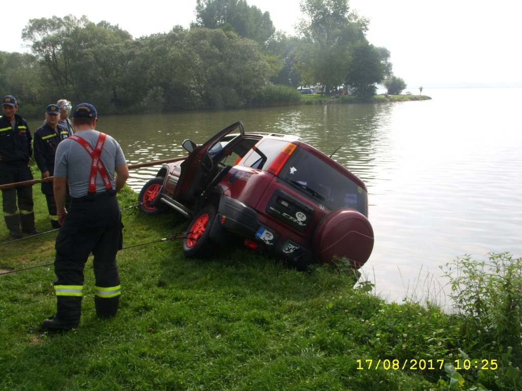 Utopený vůz Honda