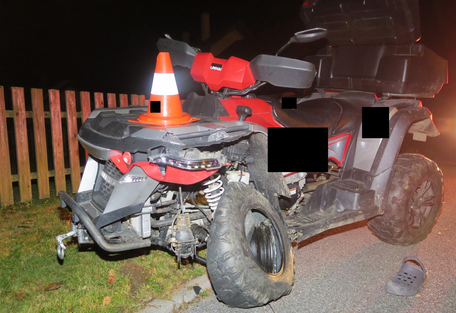 Vážná dopravní nehoda motocyklu