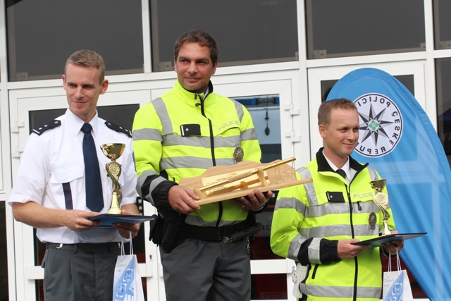 Vítězná trojice policistů