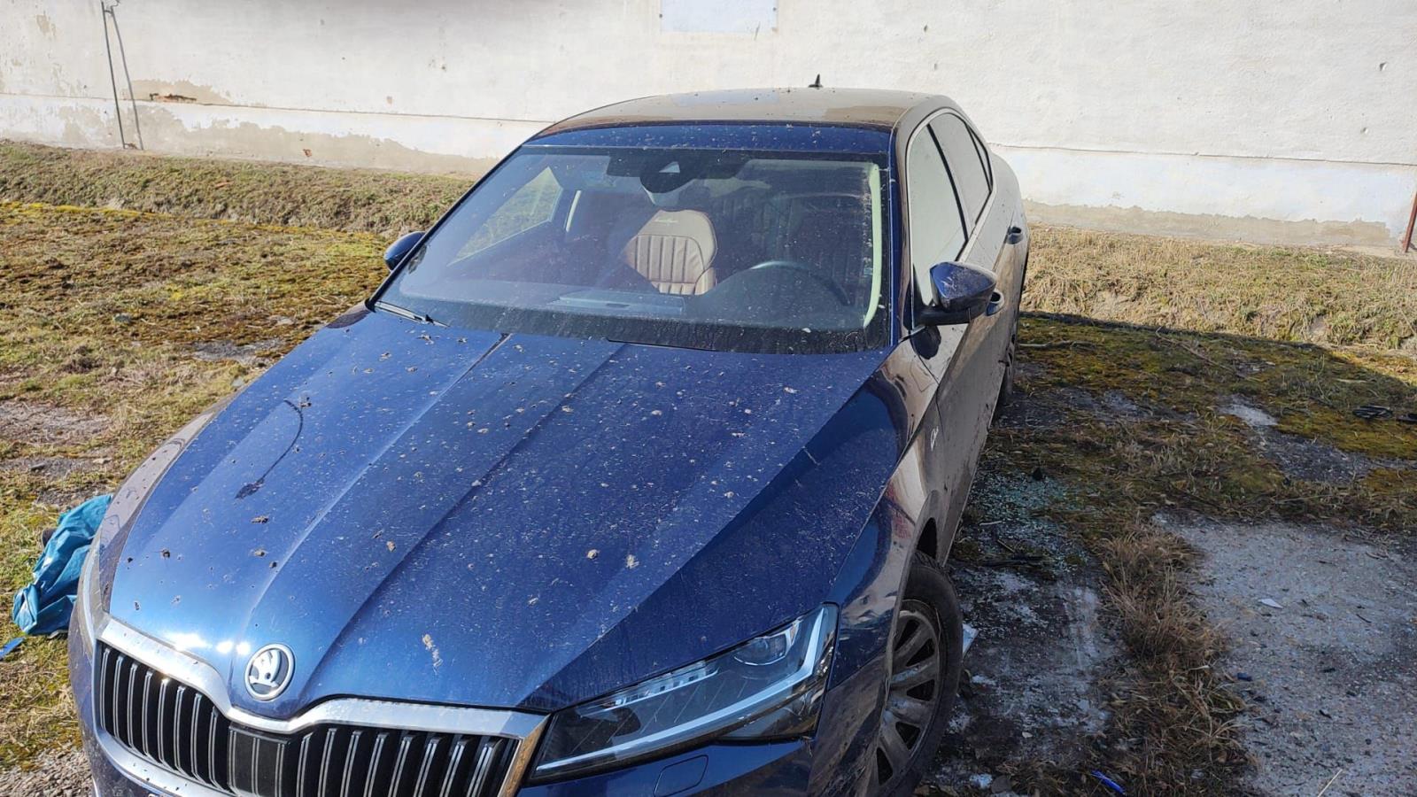 Vypátrané vozidlo Škoda Superb