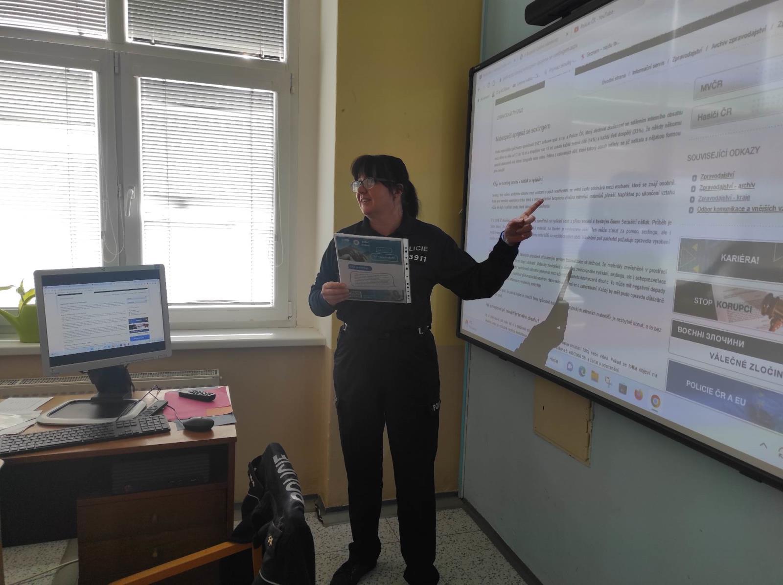 ZŠ Kácov - beseda téma Sexting