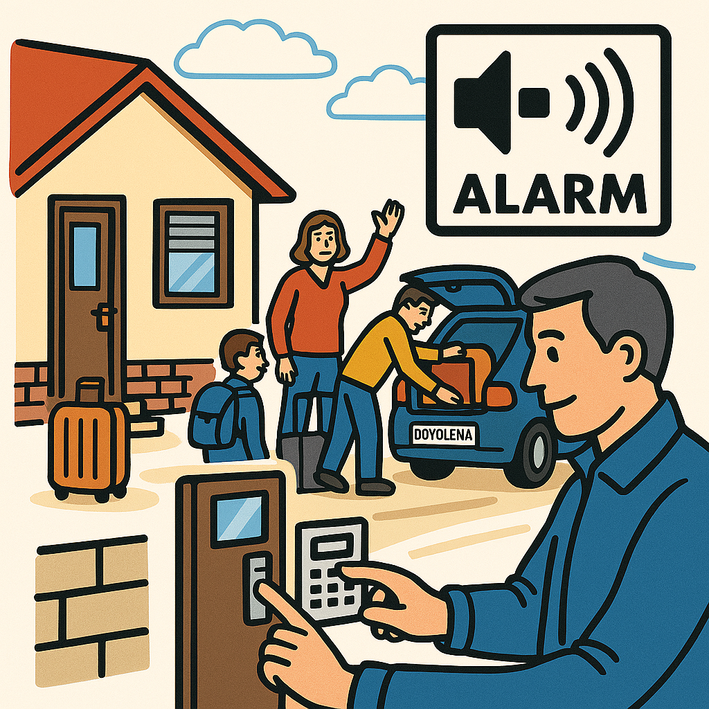 Zabezpečte si své obydlí před odjezdem!