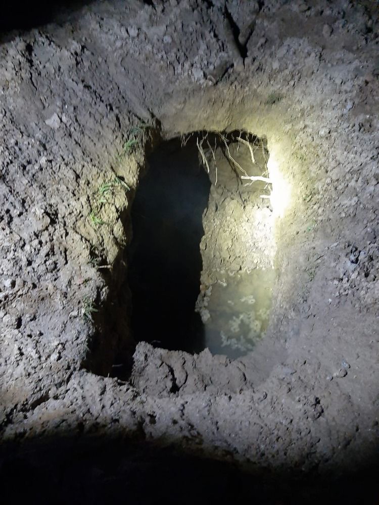 Záchyt kopáčů vltavínů