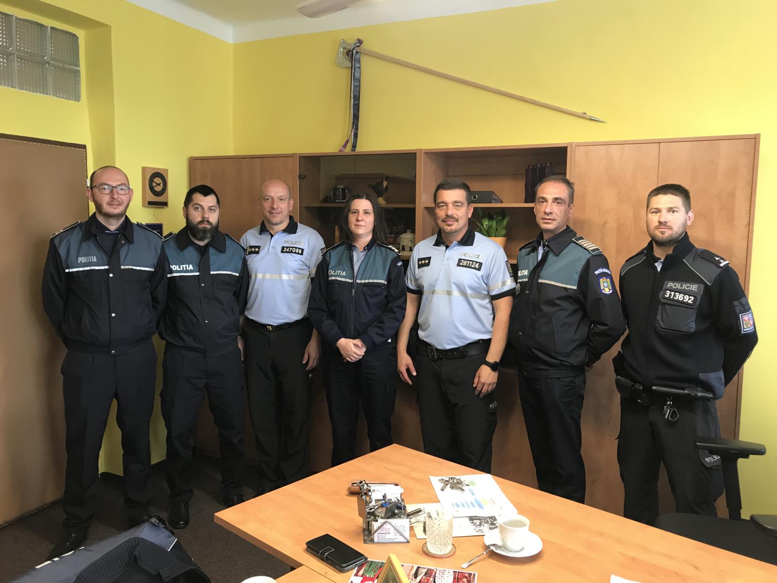 Zahraniční policisté na Domažlicku