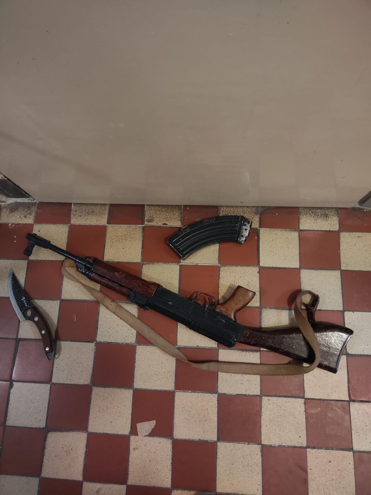 Zajištěný samopal vzor 58