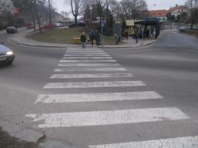 Zebra - přechod na Špičáku