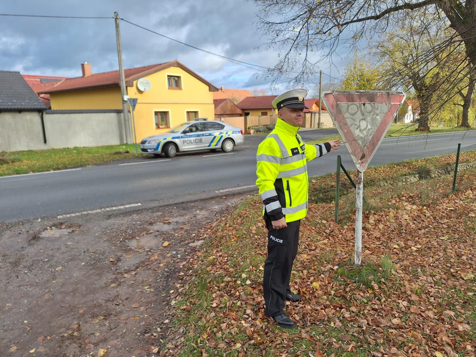 Zjištěné závady na dopravním značení