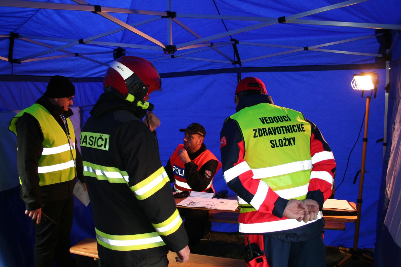 cvičení v Uherskohradišťské nemocnici