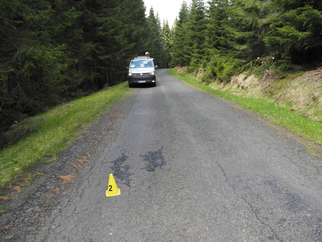 cyklistka - Zlatý Kopec