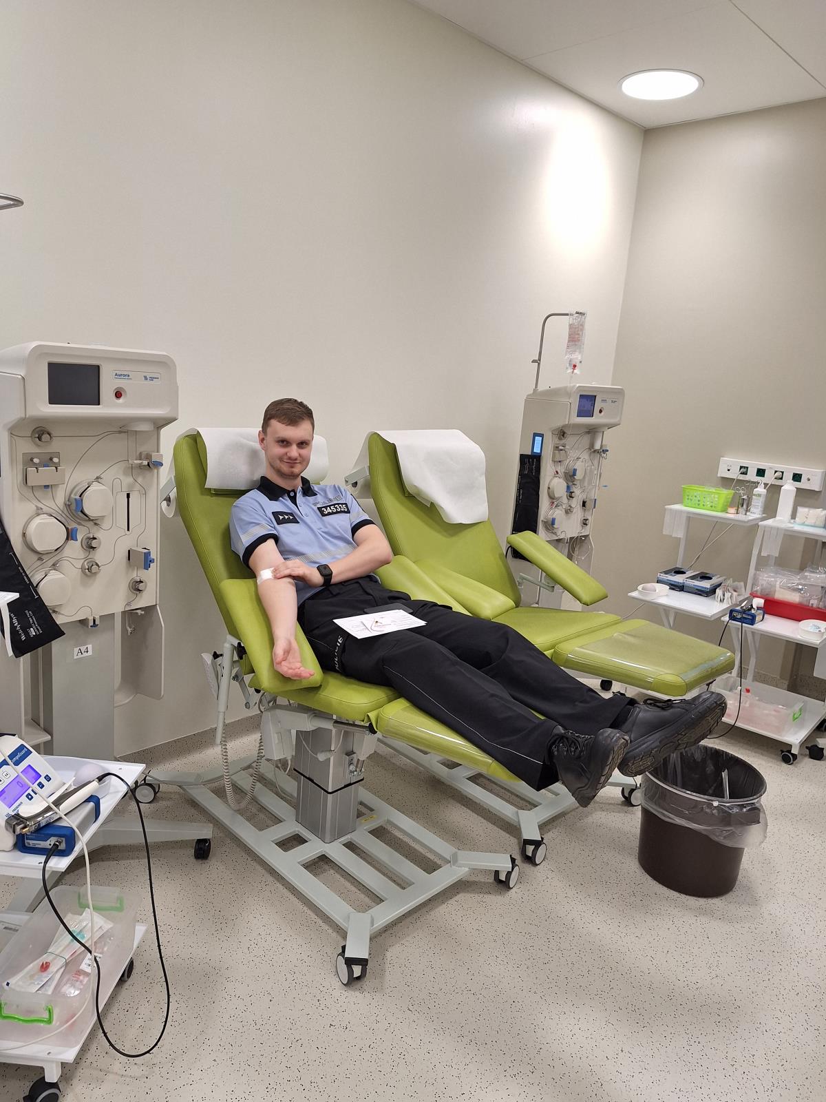 dárci krve - policisté z Trutnovska