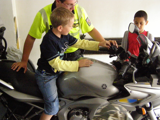děti a motocykl