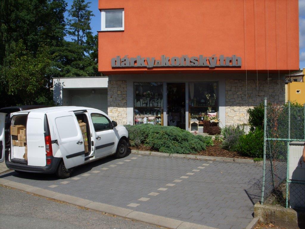 dodávka poškozené firmy