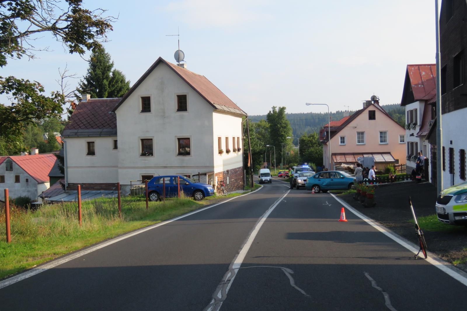dopravní nehoda jízdní kolo a OA