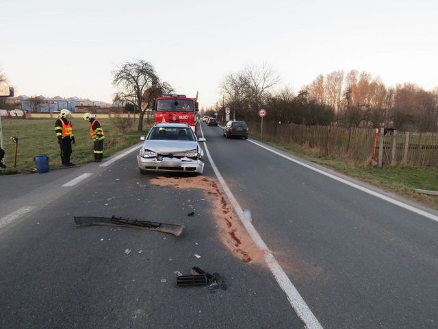 dopravní nehoda mezi Šumperkem a Bludovem