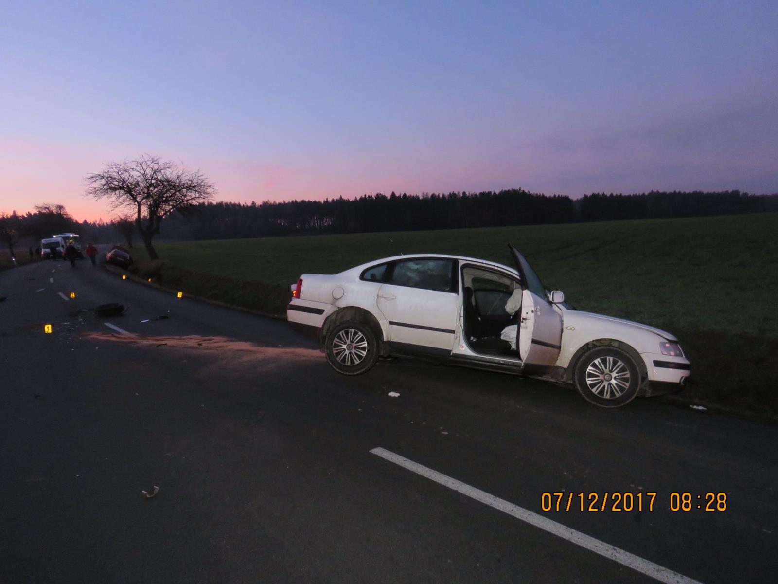 dopravní nehoda na Stříbrsku