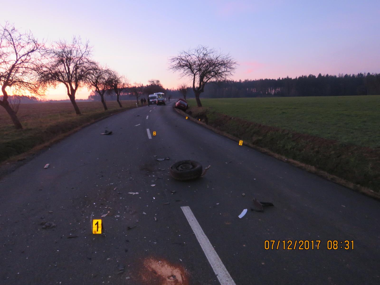 dopravní nehoda na Stříbrsku