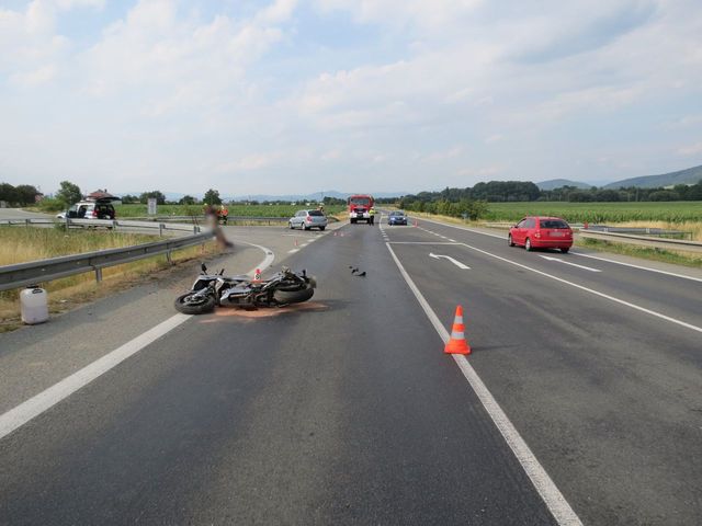 dopravní nehoda u Rájce