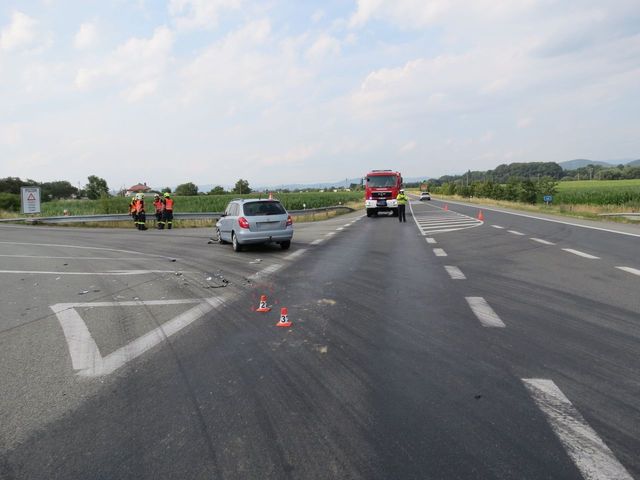 dopravní nehoda u Rájce