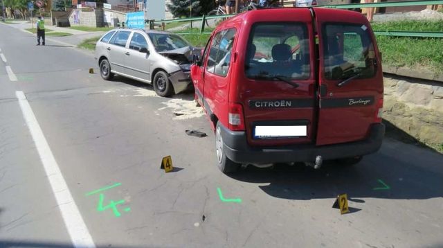 dopravní nehoda v Hluku
