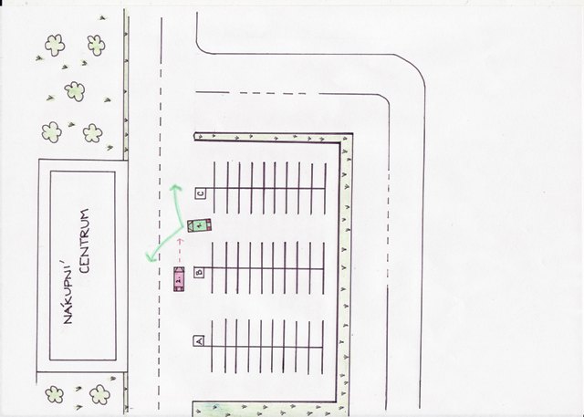 dopravní situace - parkoviště