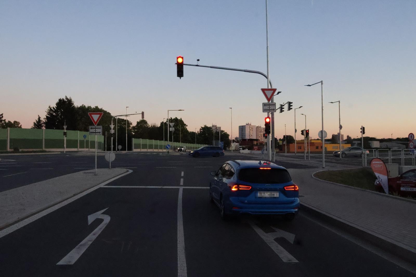 foto PČR 3 - místo dopravní nehody