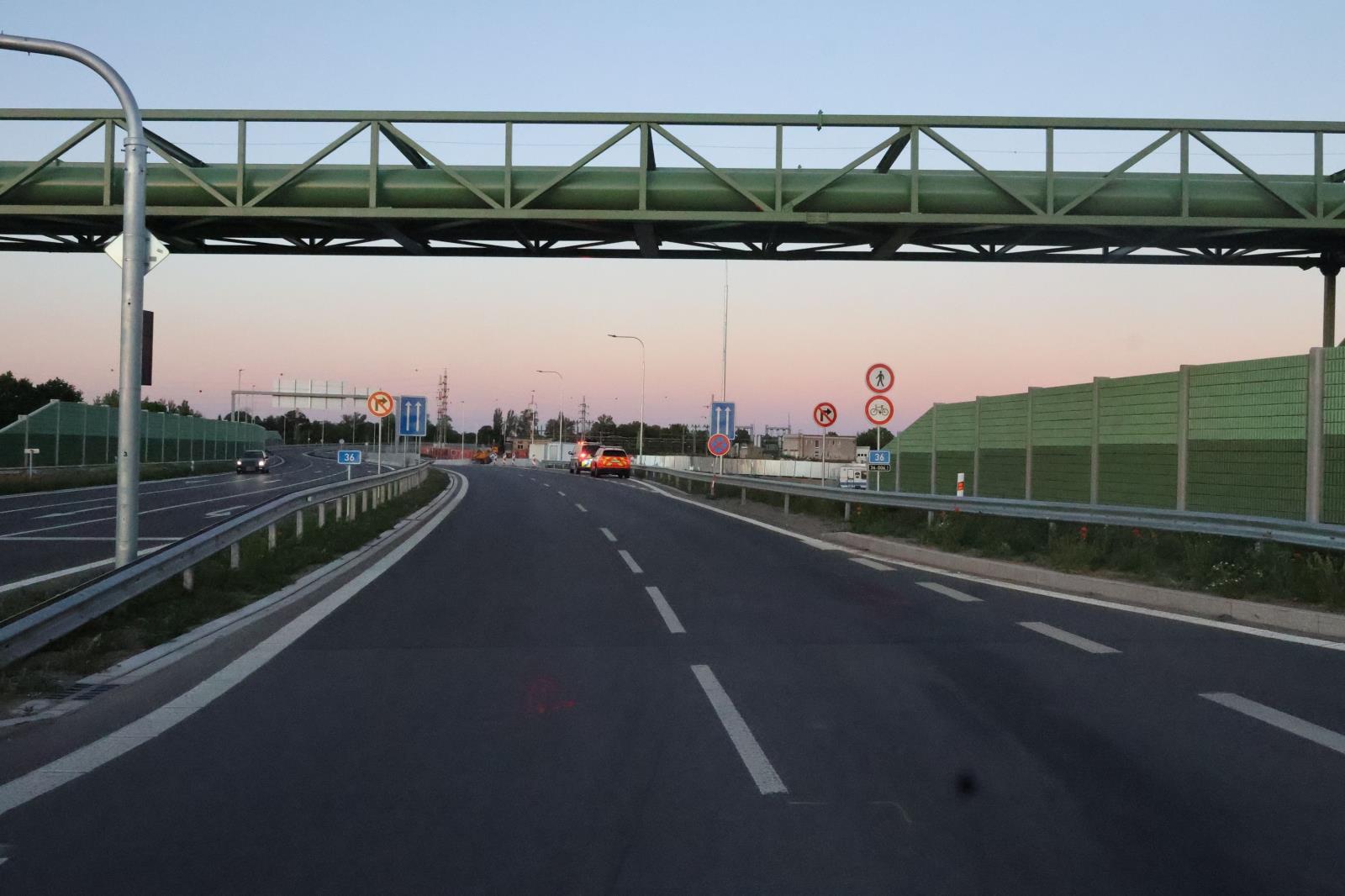 foto PČR - místo dopravní nehody