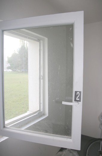 foto z místa vloupání