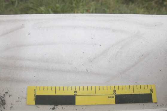 foto z místa vloupání