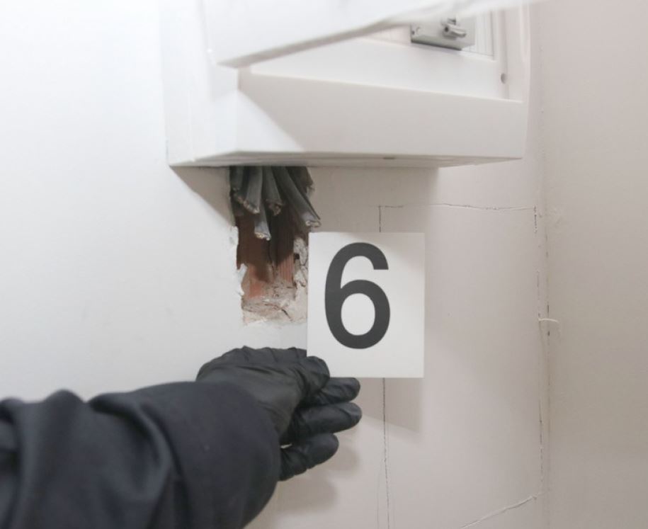 foto z ohledání místa činu