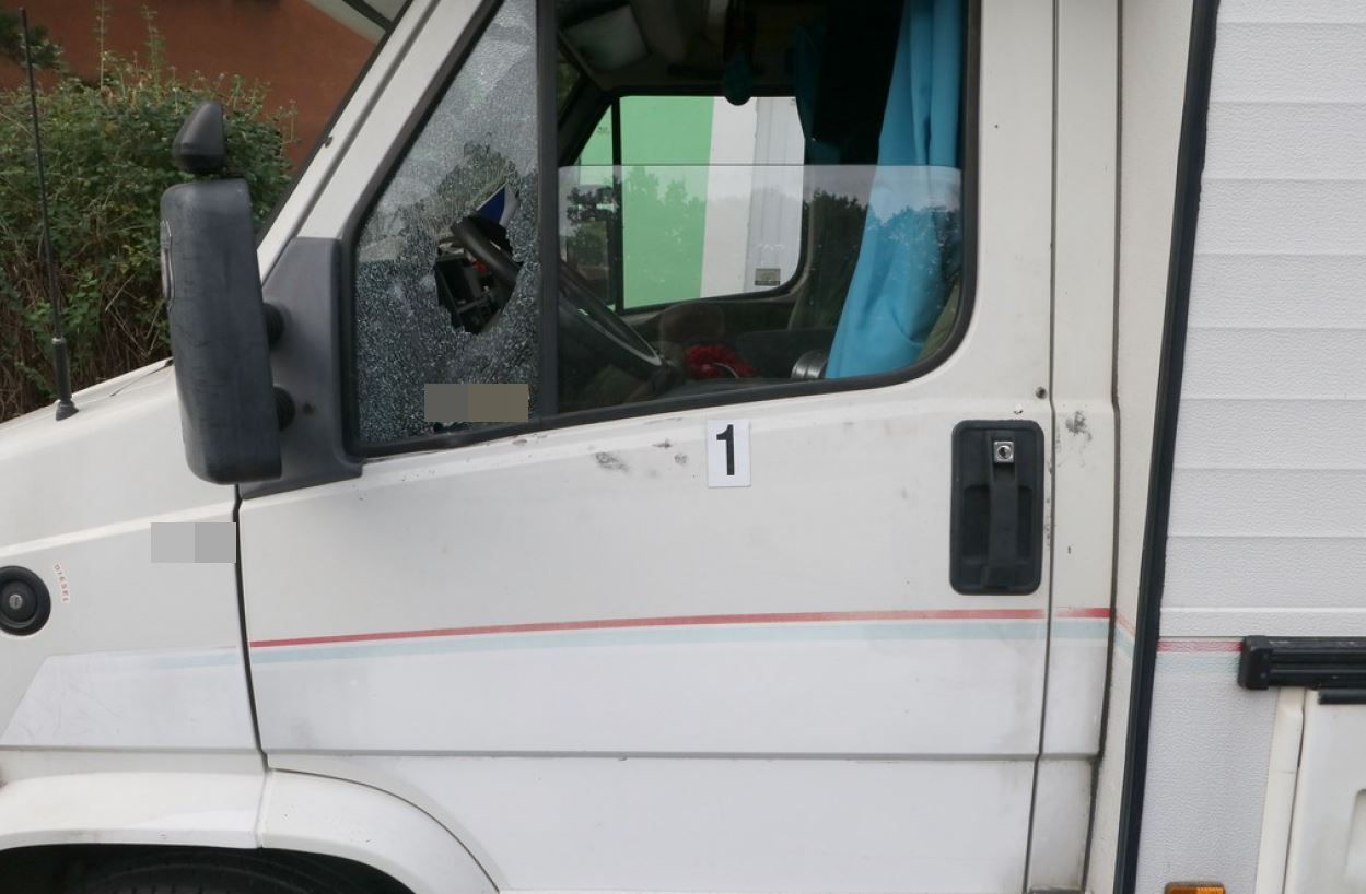 foto z ohledání místa činu