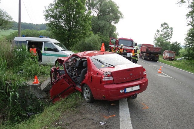 havárie automobilu