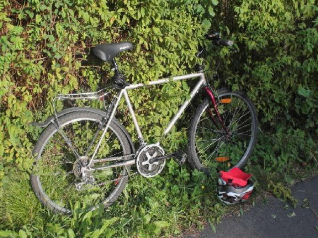 havárie cyklisty 13. 9. 2015 - 2