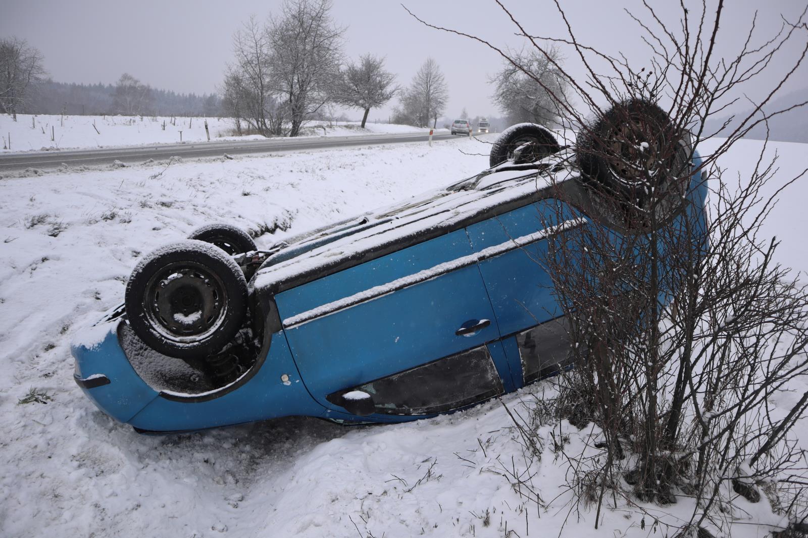 havárie fabie u Jablonného 2