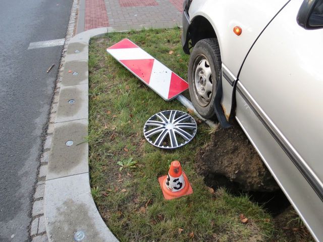 havárie vozidla v Šumperku