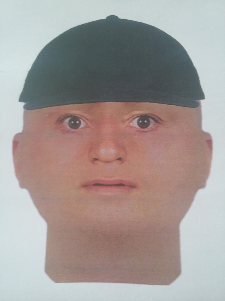identikit neznámého muže