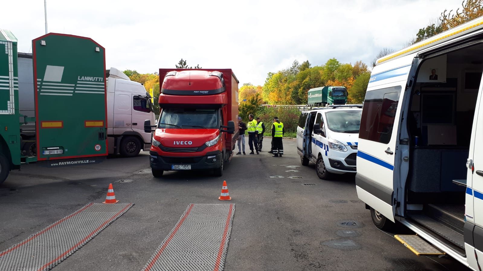 kontrola nákladní dopravy
