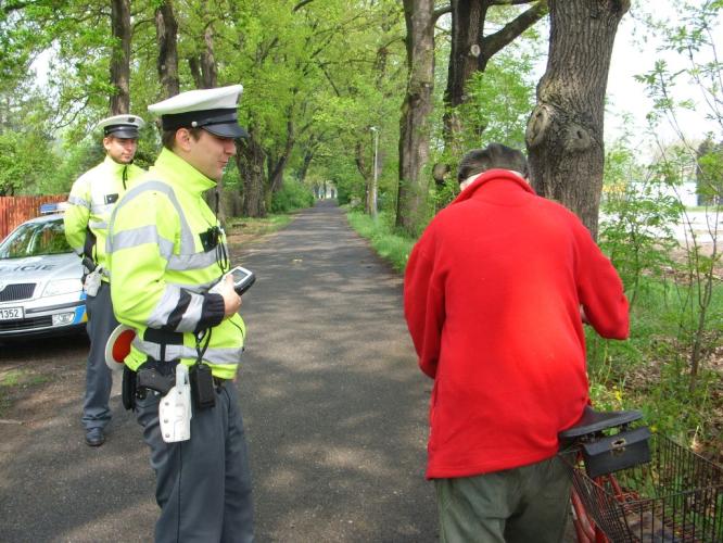 kontroly cyklistů