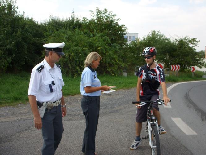 kontroly cyklistů