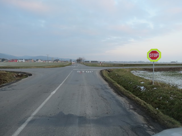 křižovatka u Martinic