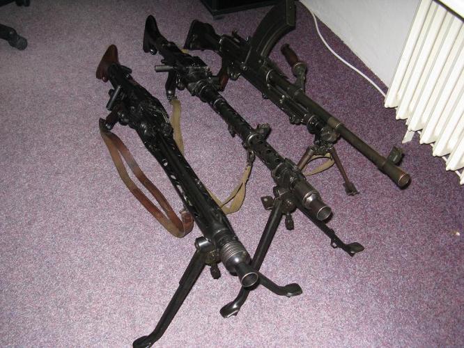 kulomet vz.MG42, MG34 a BREN