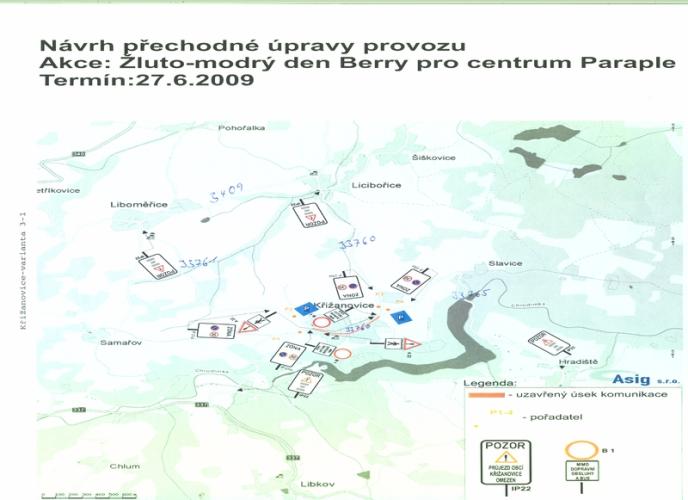 mapka - Křižanovice