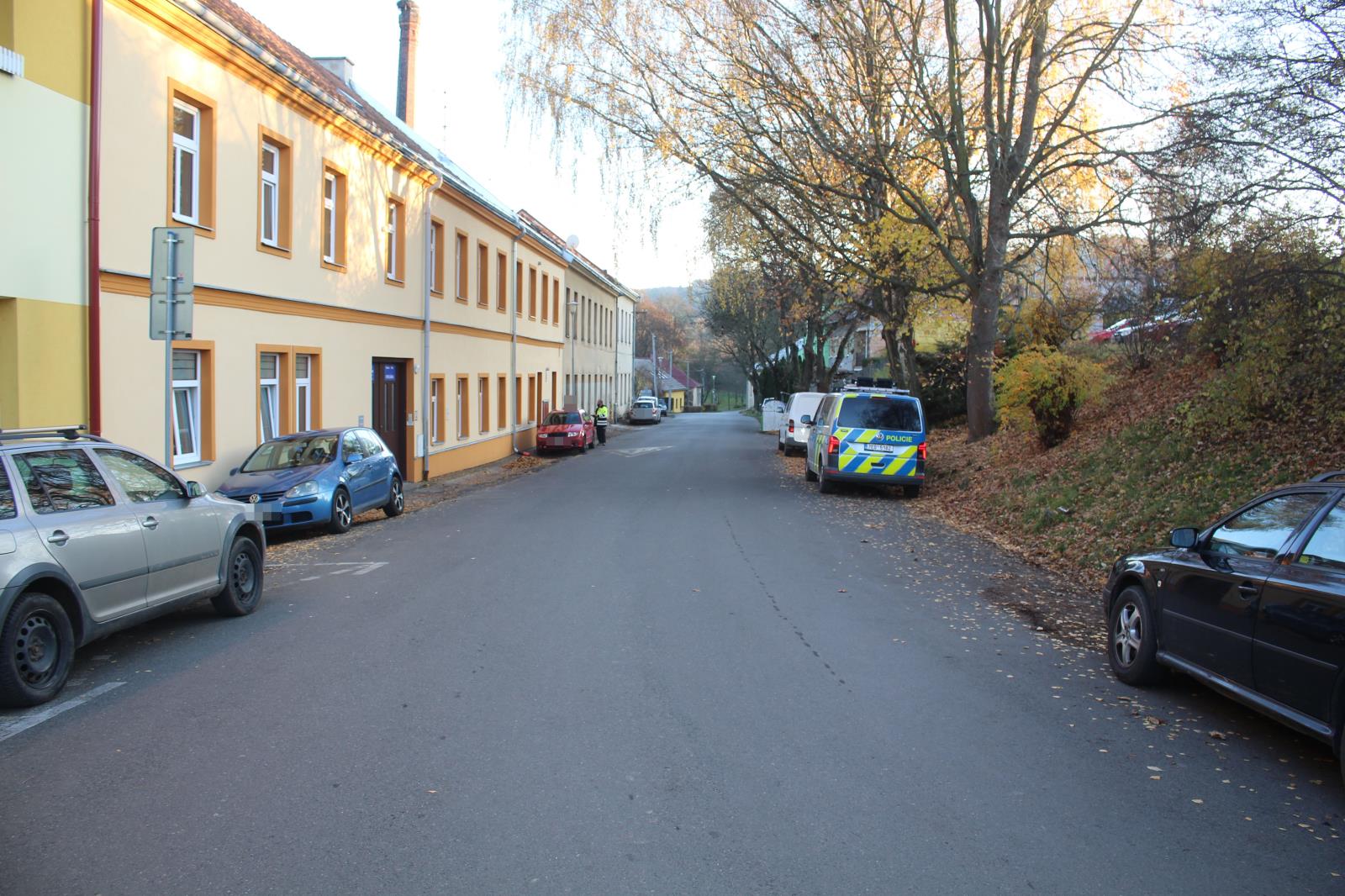 místo dopravní nehody