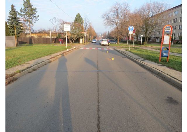 místo dopravní nehody