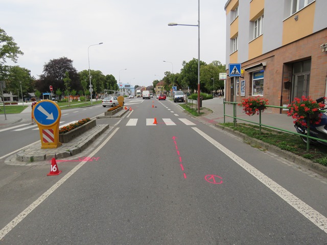 místo dopravní nehody