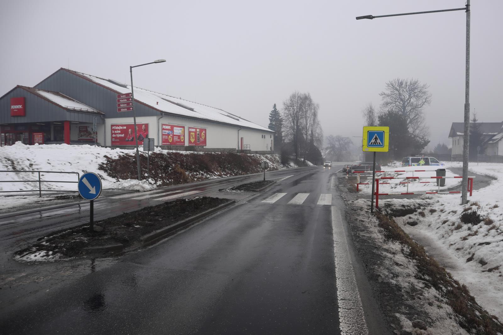 místo kolize ve Cvikově