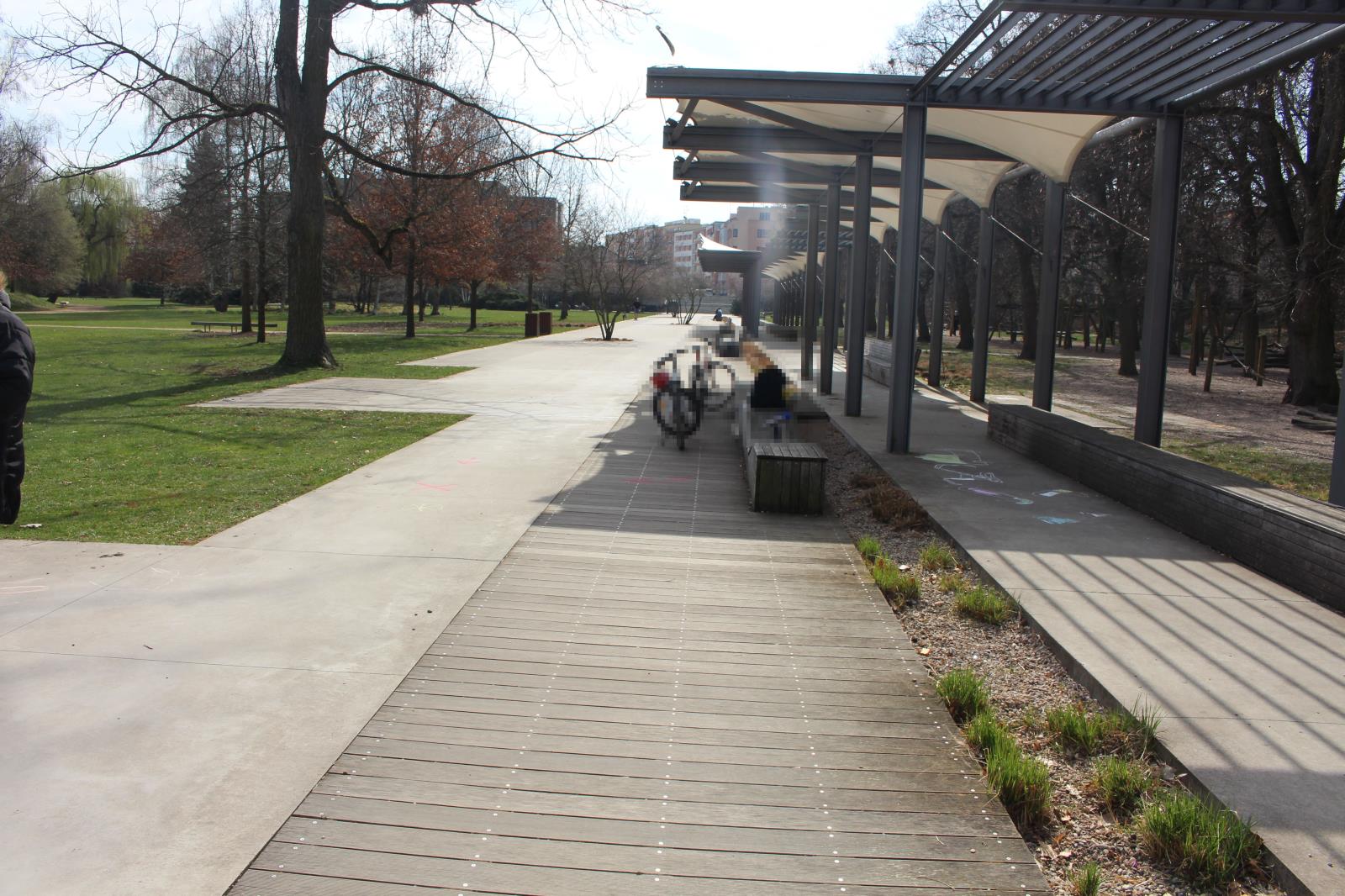 místo nehody z druhého směru