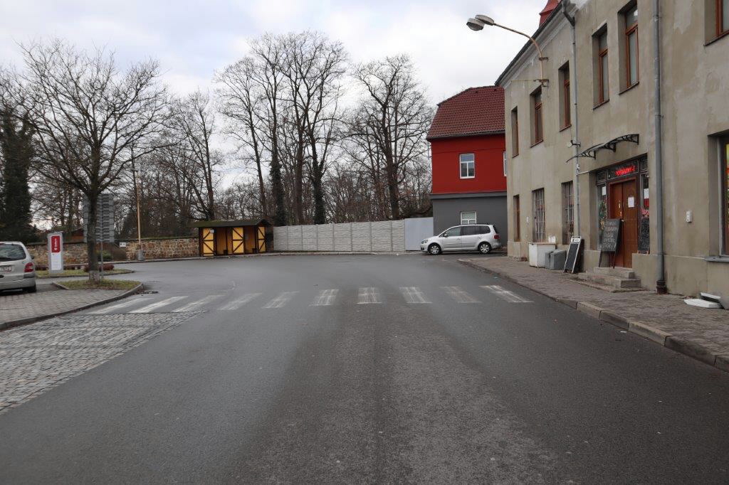 místo střetu vozidla s chodcem